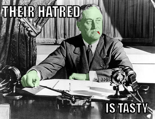 "I welcome their hatred" - FDR, 1936